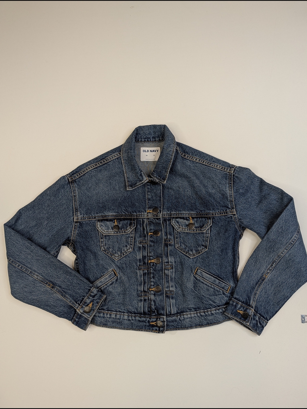 Old Navy Medium Wash Blue Denim Jacket